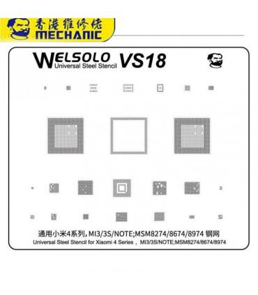 شابلون یونیورسال شیائومی WELSOLO VS18